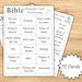 Bible Charades, Printable Bible Pictionary Cards, Printable Bible Games ...