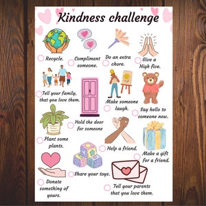 Acts of kindness calendar, Kindness Activities for Kids, Random Acts of Kindness Ideas, Family Activities, Kindness Matters, kindness bingo