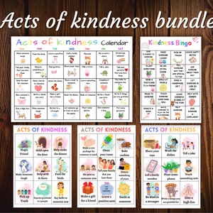 Calendario degli atti di gentilezza, Attività di gentilezza per bambini, Idee casuali di atti di gentilezza, Attività per la famiglia, La gentilezza conta, bingo della gentilezza