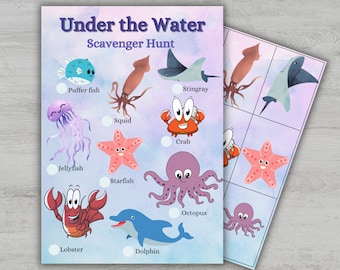 Skattjakt under havet, sjöjungfrufestspel (digital nedladdning)