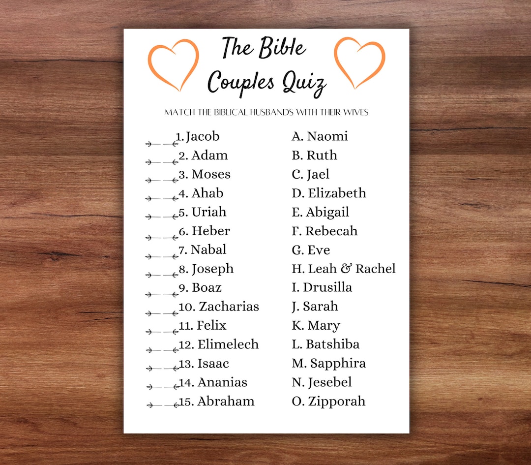 The Bible Couples Quiz Bible Couples - Il 1080xN.5310490348 Gw3g 