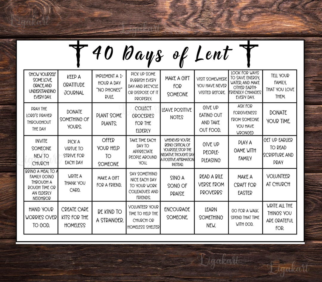 Lent Activity Calendar For Adults 40 Days Lenten Calendar Ash lent-activity-calendar-for-adults-40-days-lenten-calendar-ash