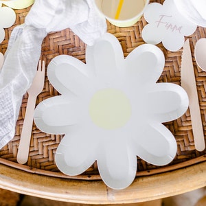 Piatti di carta margherite per feste di compleanno bambini/piatti usa e getta fiore/margherita