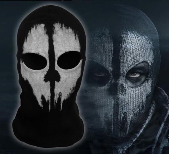 Cod Ghost Tactique Cagoule Squelette Fantôme Crâne Premium Masque