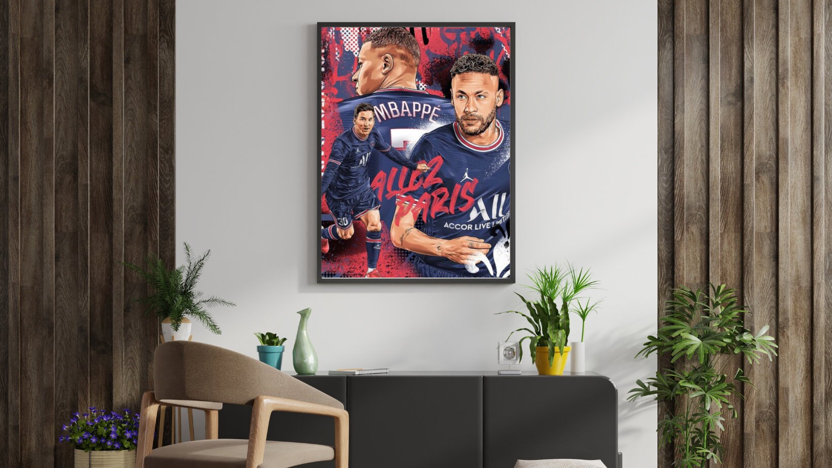 Casquette PSG Paris Saint-Germain - Coton, Visière, Aux Couleurs De Messi, Mbappé, Neymar - Taille Réglable