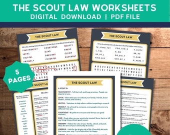 The Cub Scout Law Worksheets, Learn The Cub Scout Law, Download & Print Today