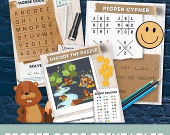 Secret Code Activity: Spy-Themed Printable for Kids (PDF)