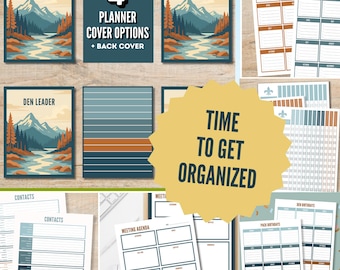 Adventure Leader Planner: Printable Meeting & Activity Binder (Instant Download)