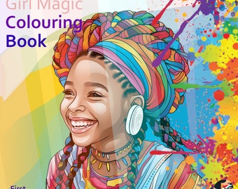 Black Girl Magic 10-Page Colouring Book