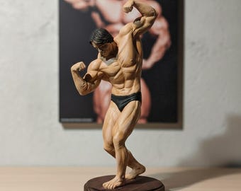 Handgefertigte Figur "Mr. Olympia"