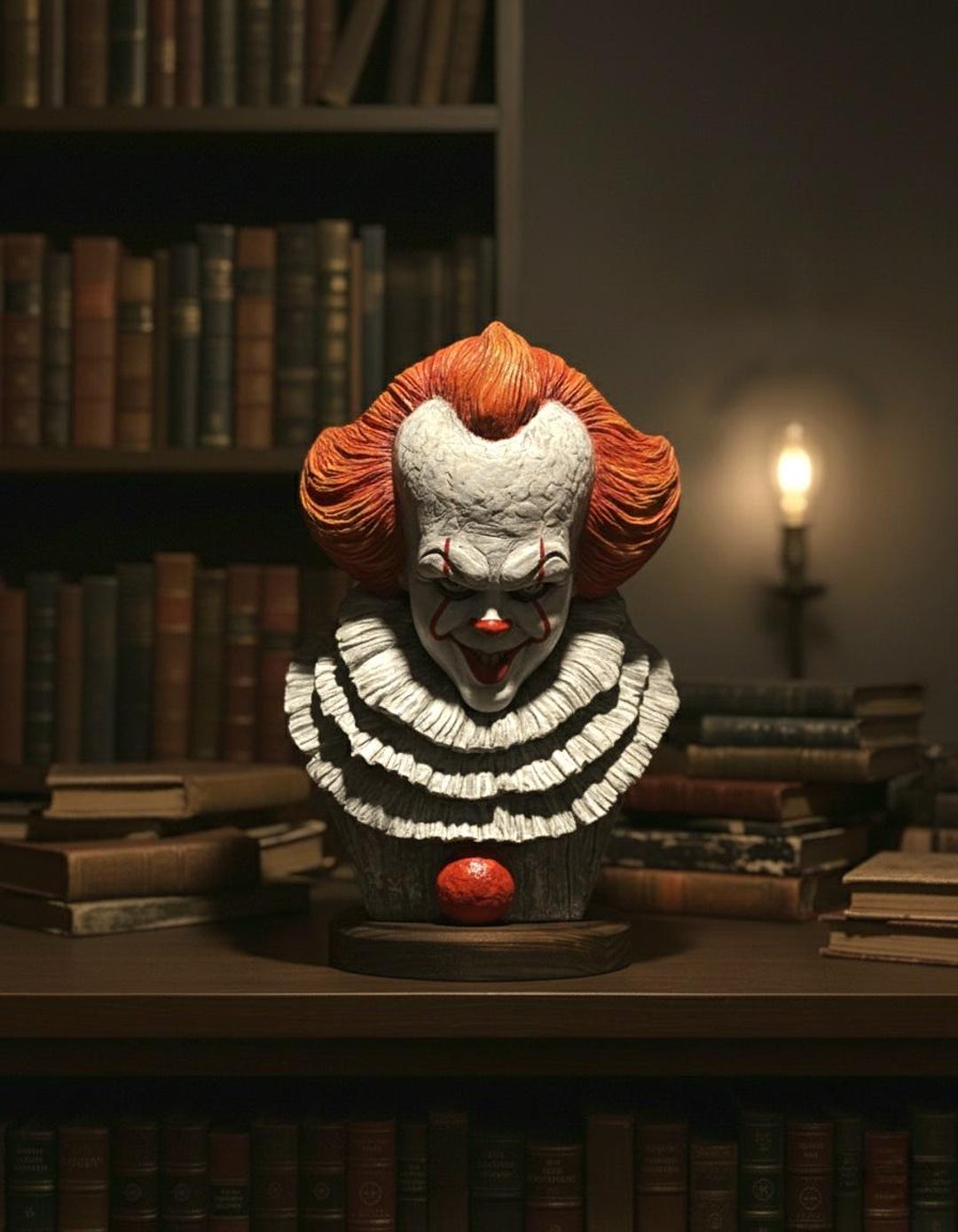 IT Pennywise Bust, Handmade Collection Figurine - Etsy