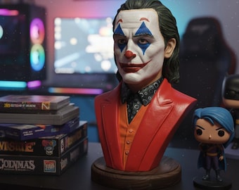 Joker-Fan-Skulptur, handgefertigt, Sammlerfigur