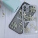 Chrome Hearts transparent gray/white iPhone Case, iPhone 13 Pro Max Mini Case X XR Apple iPhone Cases XS Max Case 8 Case 7/7 Plus