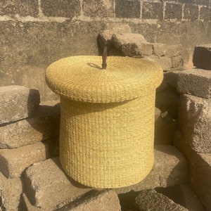 Handwoven laundry basket, bedroom storage basket, large laundromat basket, handmade floor hamper, room storage basket, cloth storage basket