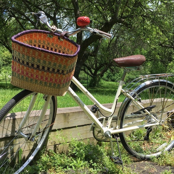 etsy bicycle basket