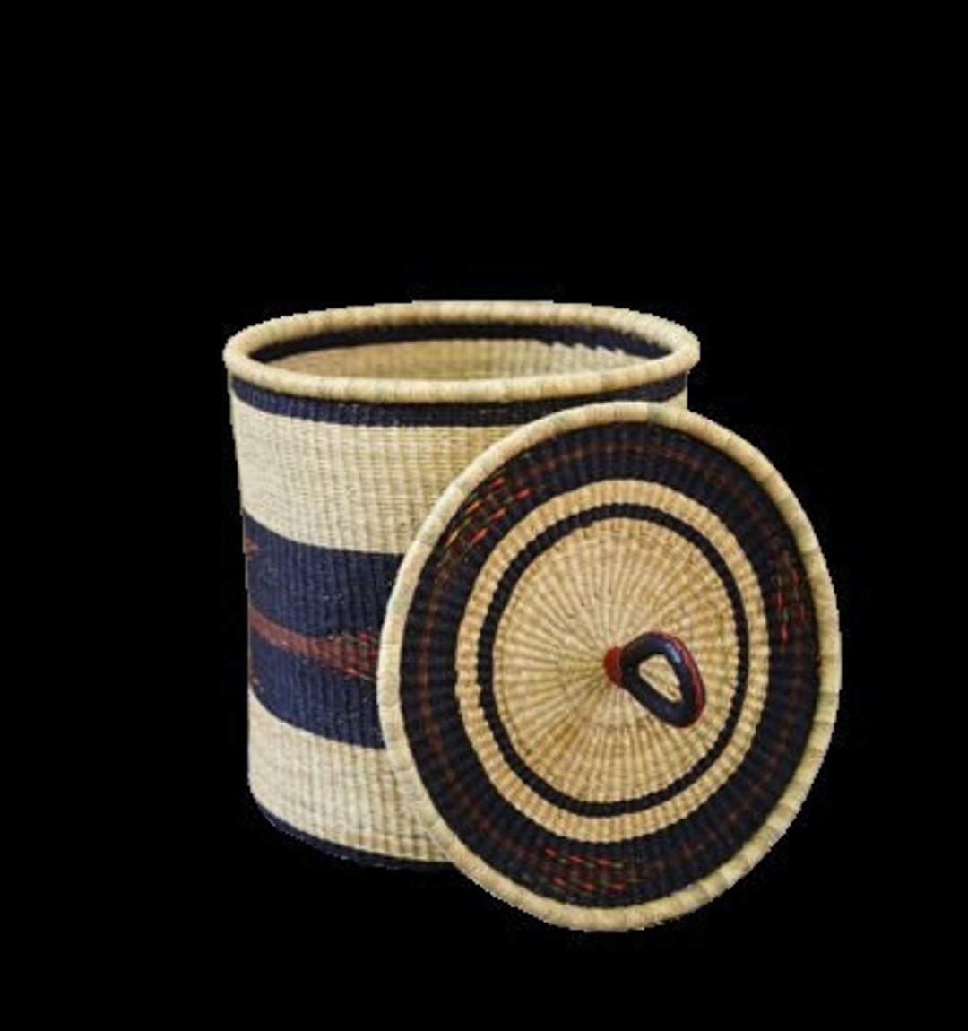 Woven Straw Laundry Basket With Lid, Extra Large Laundry Basket