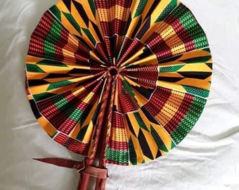 Cute Ankara print hand fan, Ankara accessories fashion, African print fan, boho fan wall hanging, rave gift for her, #Customized hand fans