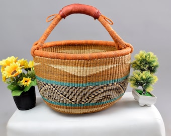 Home storage basket, market basket, mom gift basket, beach storage organizer, grocery basket, gathering basket, camp storage organizer