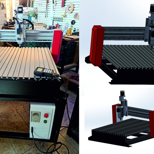 DIY CNC-routerfreesmachine 3D-model