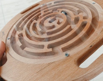 Wooden Maze Puzzles Brain Teasers