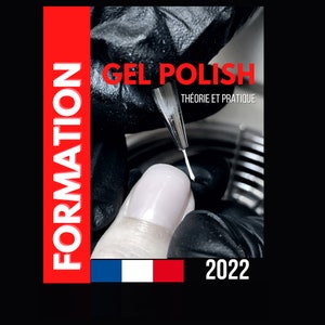 Gel polish training ebook French semi-permanent varnish theory and practice e-learning aesthetic training booklet
