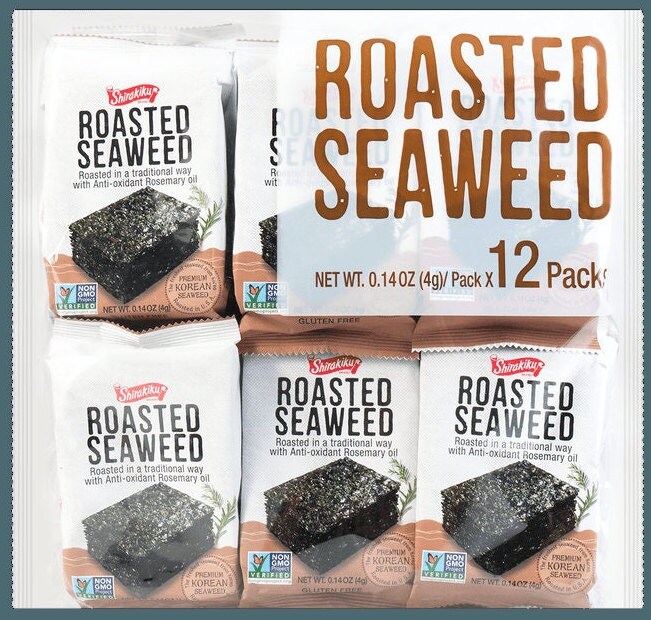 Roasted & Seasoned Seaweed 12packs