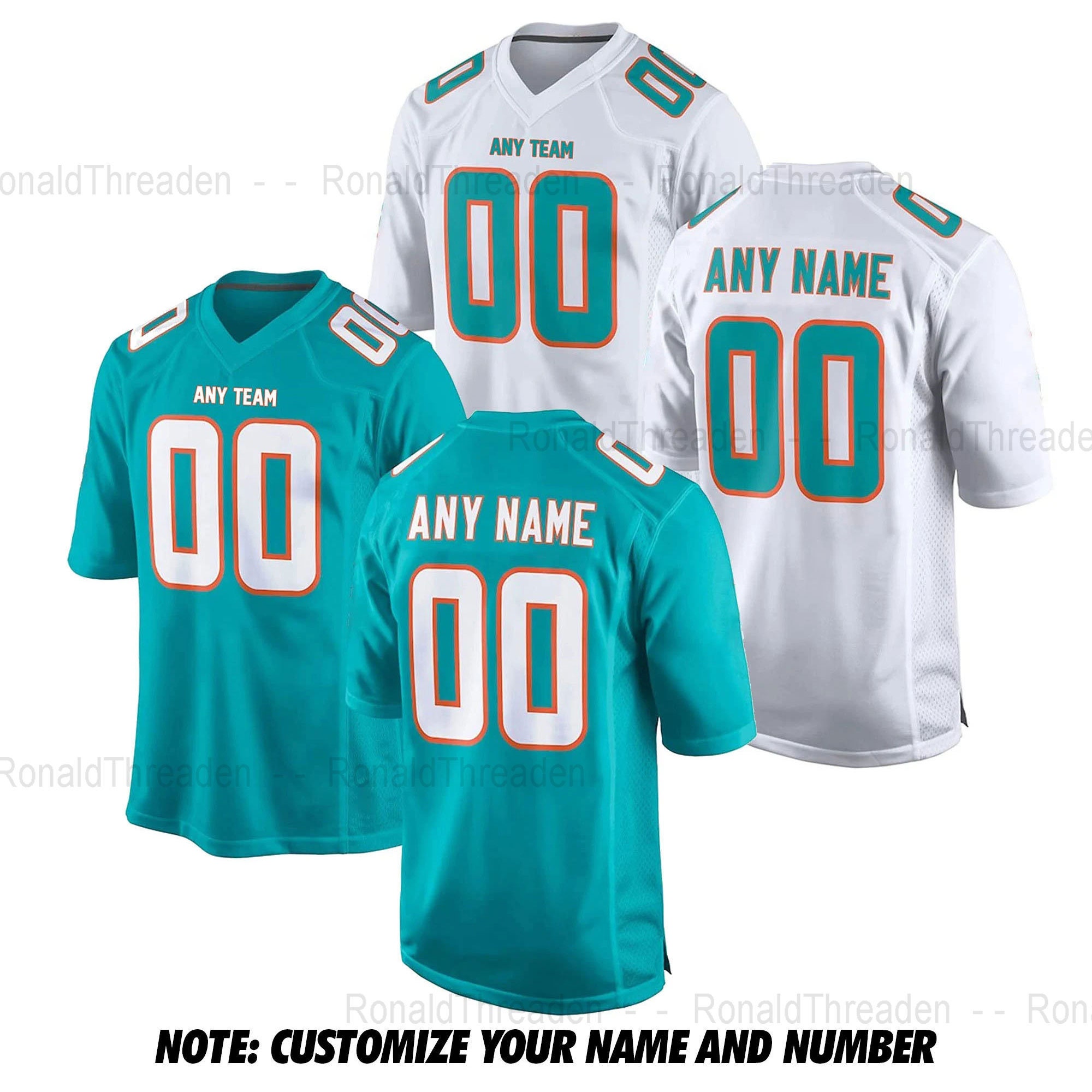 Custom Miami City American Football Jersey Embroidery Cheap Men Dolphin  Team White Uniform 1 Tua Tagovailoa 13 Marino - China Sports Wear and  Football Shirt price