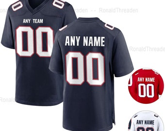 New England Patriots-NFL BASEBALL JERSEY CUSTOM NAME AND NUMBER Best Gift  For Men And Women Fans