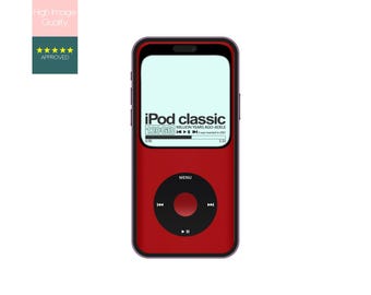 iPhone Wallpaper – iPod Classic Design (Digital Download)