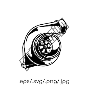 Turbo SVG Cut Files: Cricut & Silhouette (Digital Download)