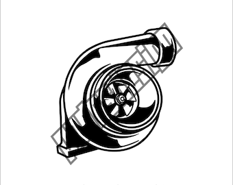 Turbo SVG Cut Files: Cricut & Silhouette (Digital Download)