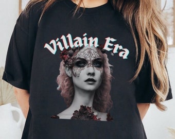 Schurk tijdperk Graphic Tee, leesgrage Vibes schurk T-shirt, comfort kleuren shirt, invoeren van mijn schurk tijdperk T-shirt