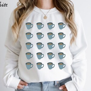 Coffee Lovers Sweatshirt, Coffee Sweatshirt for Women, Coffee Crewneck, I Love Coffee Sweater, Coffee Lover Shirt, Coffee Related Gifts