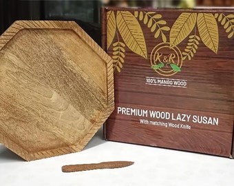 Holz Faule Susanne | Faule Susan Organizer | Holz Lazy Susan Drehscheibe I Holz Lazy Susan Drehscheibe | Holz Lazy Susan Organizer für Speisekammer
