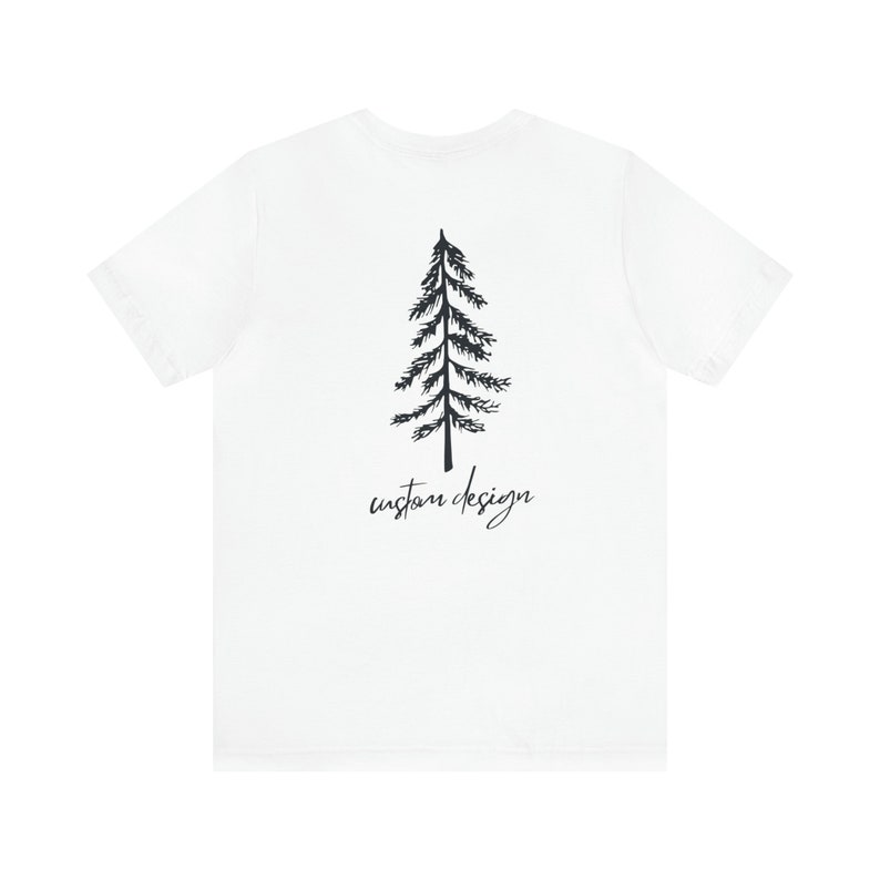 Custom Location Pine Tree Oversized T-Shirt, Personalized Gift, Gorpcore Aesthetic Granola Girl Style Shirt, Unisex Short Sleeve Comfy Tee image 7
