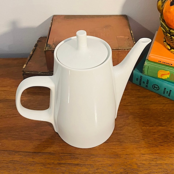 Vintage Melitta White Porcelain Coffee or Tea Pot