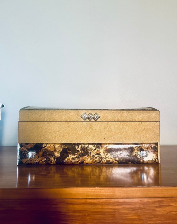 Vintage Sarah Coventry Extra Large Jewelry Box Or… - image 3