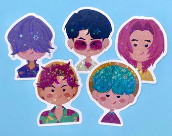 Kpop Demon Hunters Stickers | Saja Boys Soda Pop, Waterproof Glossy
