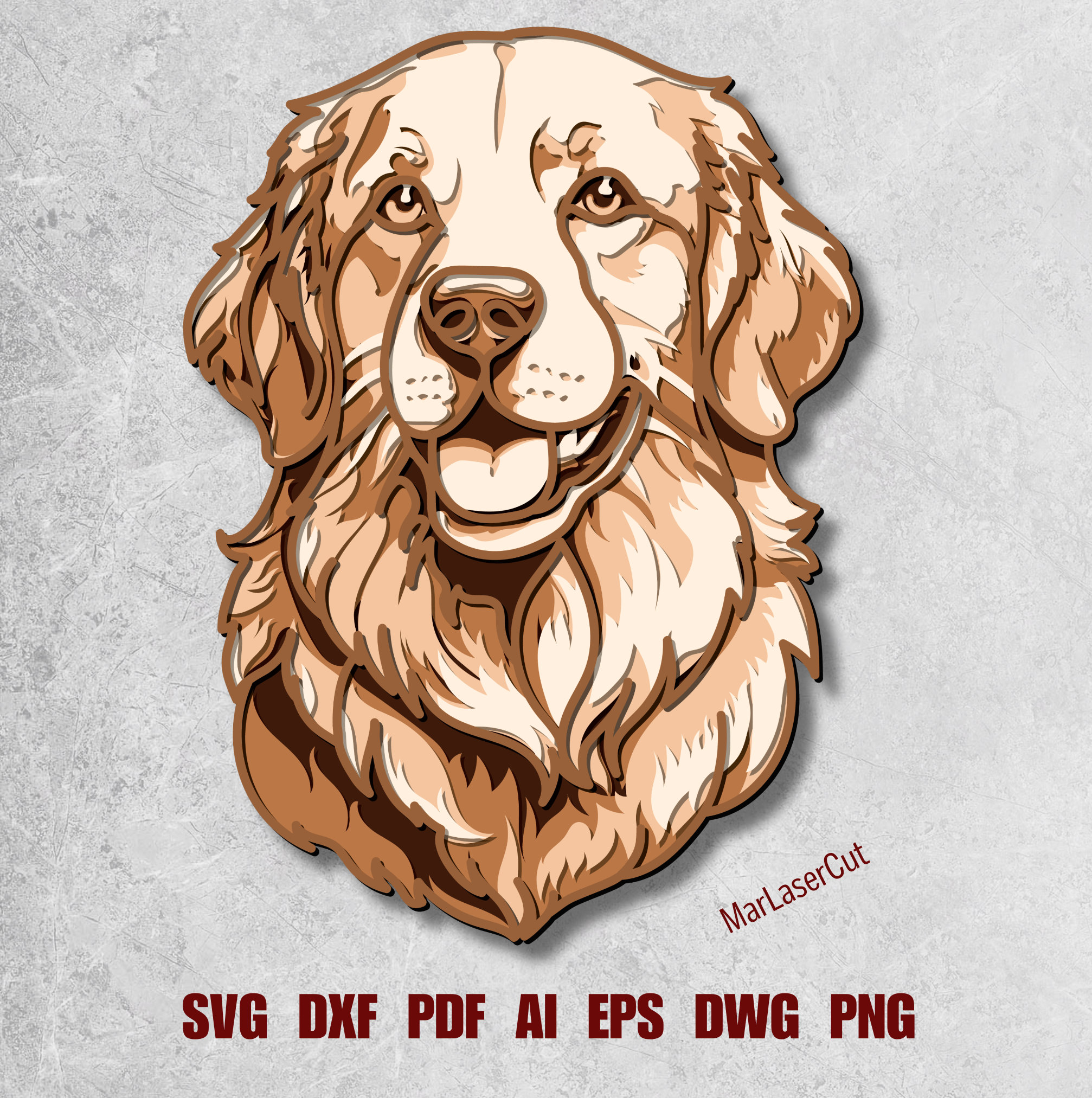 Golden retriever card - Etsy België, image size:2014x2025