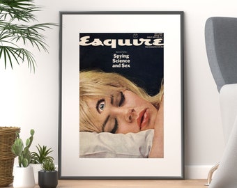 Vintage Cover Magazine Print 1966, Poster, Retro, Abstract, Digital art, Gallery Art, Gallery wall, Magazine Prints, Vintage art,