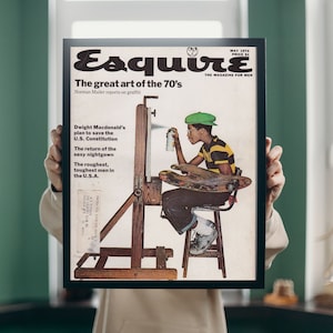 Vintage Cover Magazine Print, Poster, Retro, Abstract, Digital art, Gallery Art, Gallery wall, Magazine Prints, Vintage art,