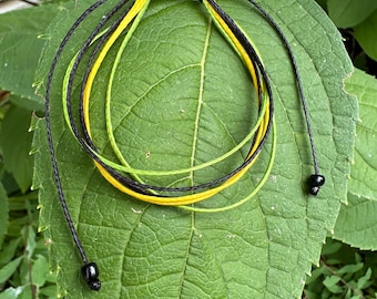 Jamaikanisches Armband/ Jamaikanischer Stil/Jamaikanischer Stil/Boho Farben/Schwarz Gelb Grün/Jamaikanisches Freundschaftsarmband/Für Männer/Frauen/Wasserdicht