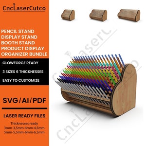 Pen holder SVG, Pencil box SVG, laser cut files, glowforge files, laser cut, laser files, svg files, laser cut SVG, digital download