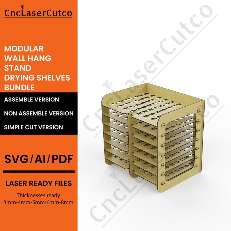 Drying Rack SVG Bundle Drying Rack Wall Mount Storage Rack Etsy