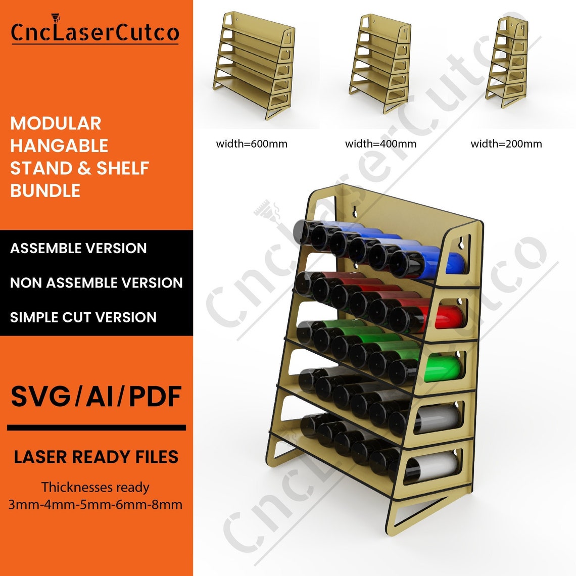 Spray Paint Can Holder SVG Spray Can Holder Laser Cut File Etsy