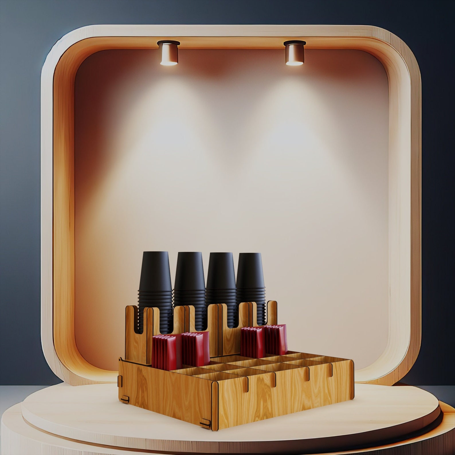 Tea Bag Stand Holder SVG Bundle , Tea Bag Box SVG, Tea Bag Laser Cut