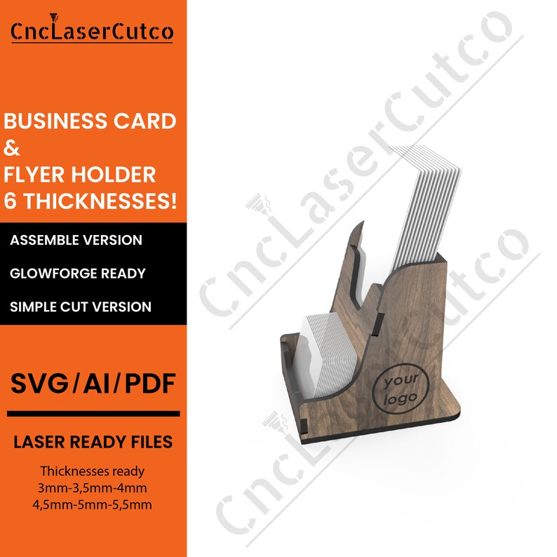 Card and Flyer Display Card Holder Stand SVG Market Stall Etsy