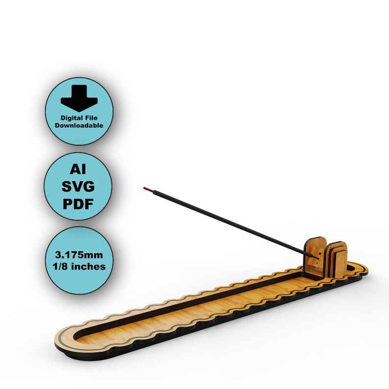 Incense Holder SVG Incense Stick Burner Incense Holder Laser Etsy