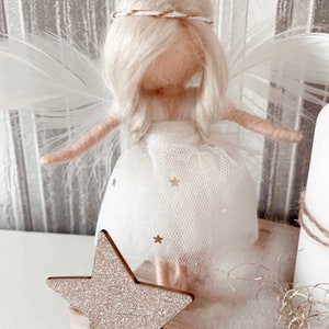 Felt doll angel fairy elf felt fairy Christmas angel birthday baptism