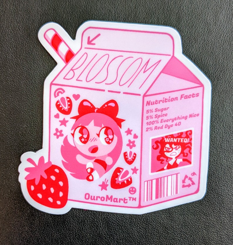 Blossom Bubbles and Buttercup Milk Stickers Etsy